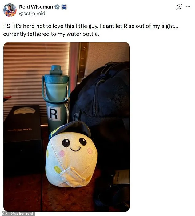 NASA Commander Keeps Lunar Mascot as Secret, Personal keepsake.