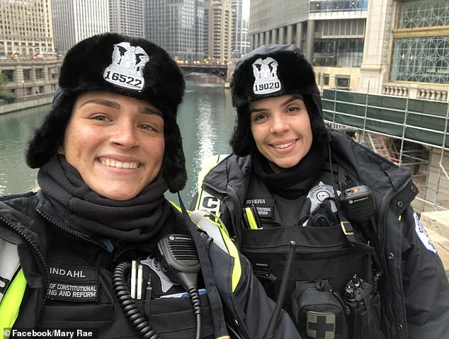 Body cam footage shows Chicago officer fatally shooting his partner during a pursuit.