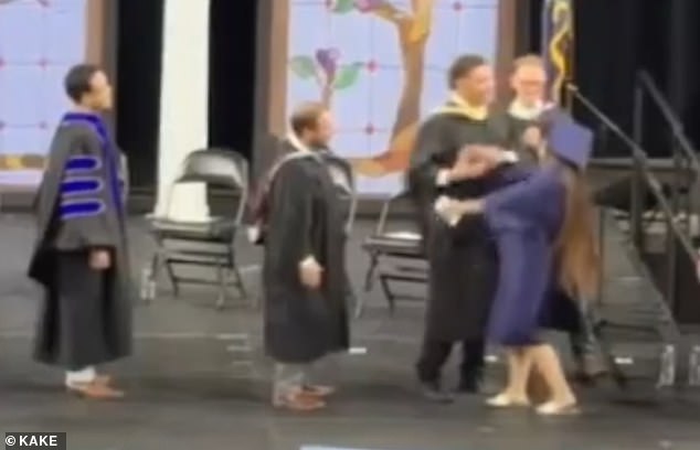 Viral Footage Shows Wichita High Official Forcing Students To Shake Hands
