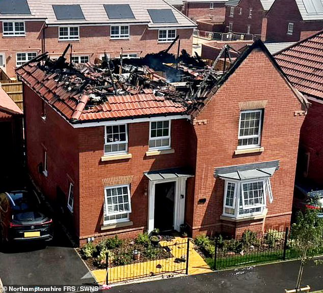 Experts warn of rooftop solar dangers after Northamptonshire home explodes.