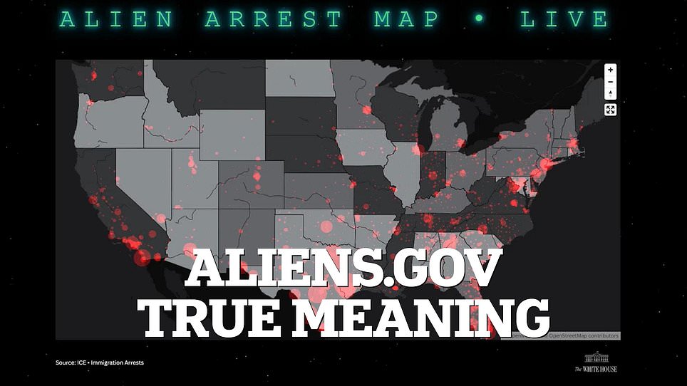 White House Aliens.gov Site Reveals It Is Immigration Enforcement Tool